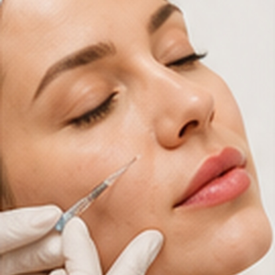 Exemplo ilustrativo de procedimento estético facial